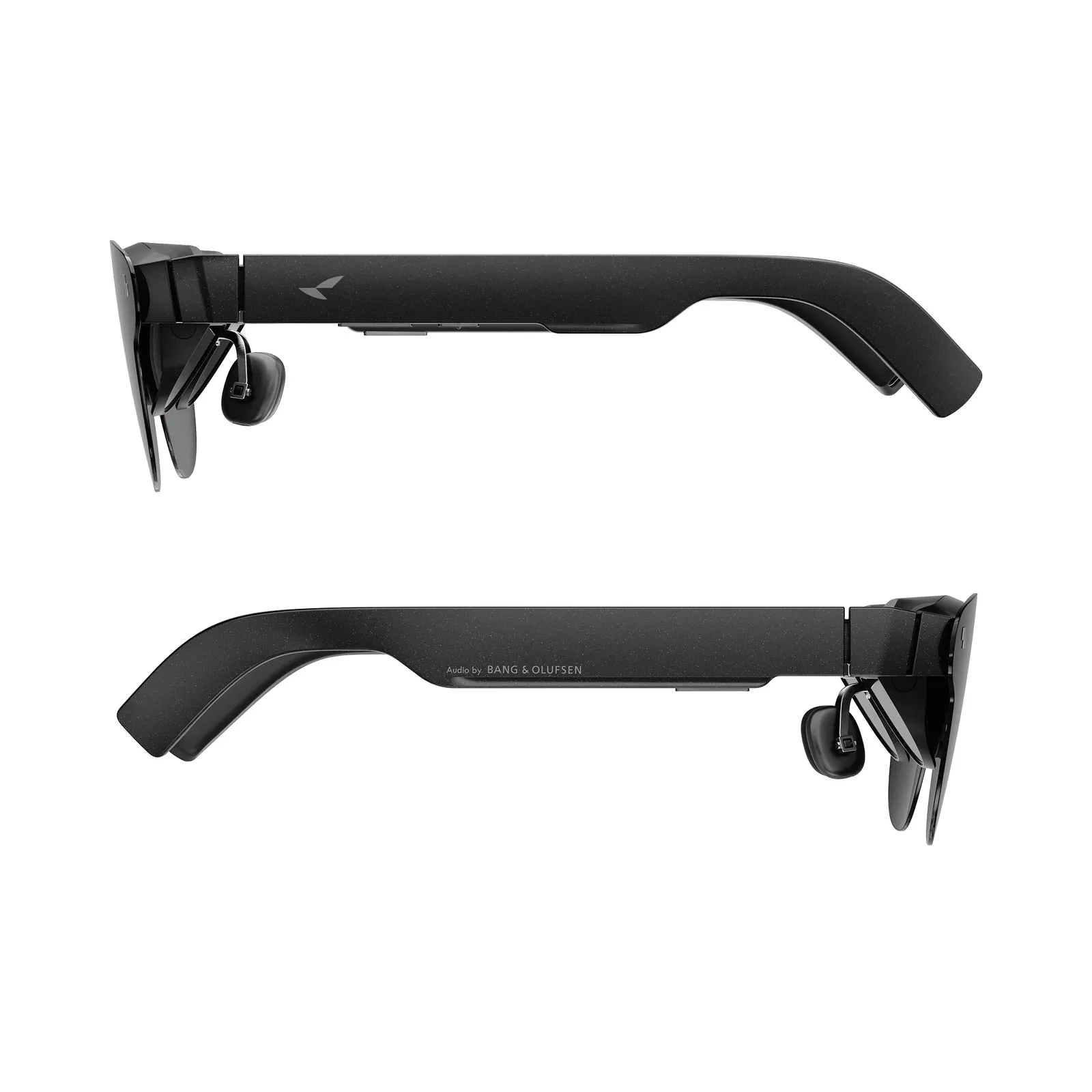 Side profile of the RayNeo Air 4 Pro showing the temple arms and nose bridge